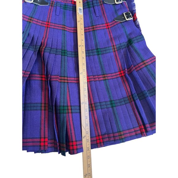 Vintage  Highland Crafts Royal Mile Scotland Purple Kilt & Day Jacket - Picture 8 of 16